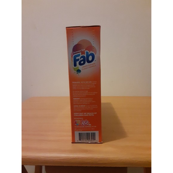 fab laundry detergent 20 oz powder summer fun - Picture 3 of 4